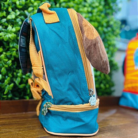 MOCHILA E LANCHEIRA TÉRMICA INFANTIL ESCOLAR CACHORRINHOS