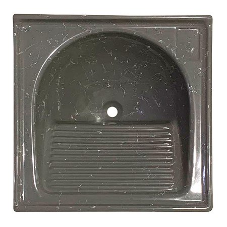 TANQUE SINTETICO IDEAL 60X60 CM CINZA 24L BIOLAR