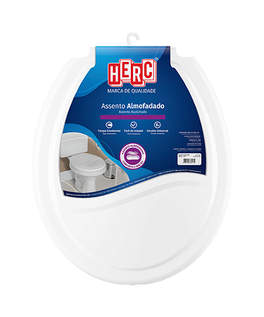 ASSENTO ALMOFADADO PRIME BRANCO HERC