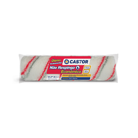 ROLO DE LÃ NÃO RESPINGA 23CM CASTOR 333