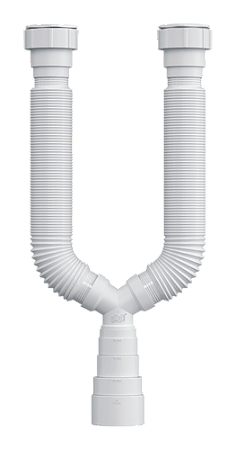 SIFÃO TUBO EXTENSIVO DUPLO UNIVERSAL DN 38/40/48/50 HERC