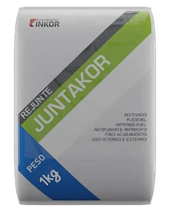 REJUNTE JUNTAKOR CINZA 1KG INKOR