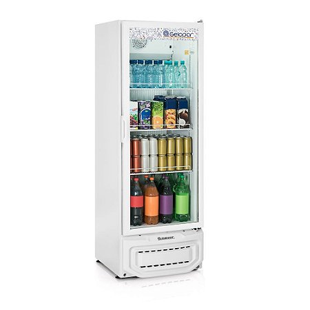 Visa Cooler - Refrigerador Vertical Gelopar 1 Porta de Vidro Duplo - GPTU-40 - Branco