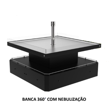 Banca Nebulizada e Refrigerada Hortifruti