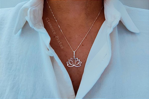 COLAR FLOR DE LÓTUS