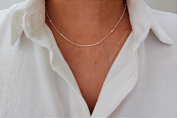 COLAR VENEZIANA BOLINHAS