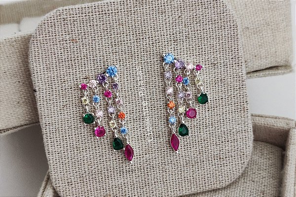 BRINCO CASCATA COLORIDO