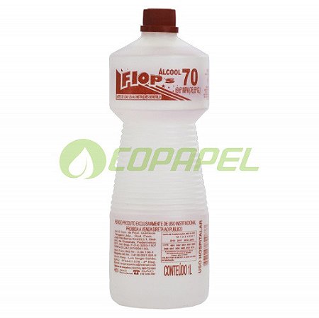 Limpeza Geral Flop's 70° INPM Álcool Líquido p/ superfícies 1L