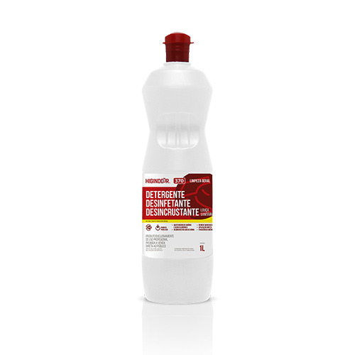 Limpeza Geral Higindoor 370 Detergente Desinfetante Desincrustante p/ vasos e mictórios 1L