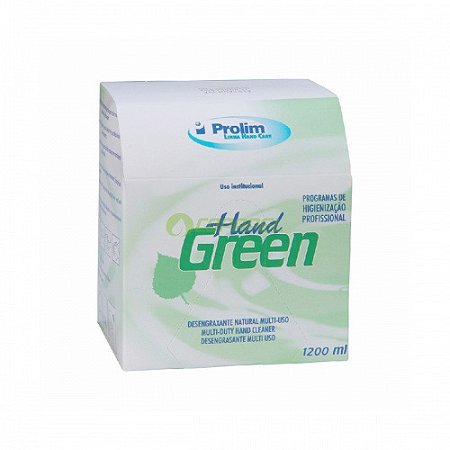 Refil Sabonete Desengraxante Cítrico p/ mãos Bag 1,2L Hand Green Prolim