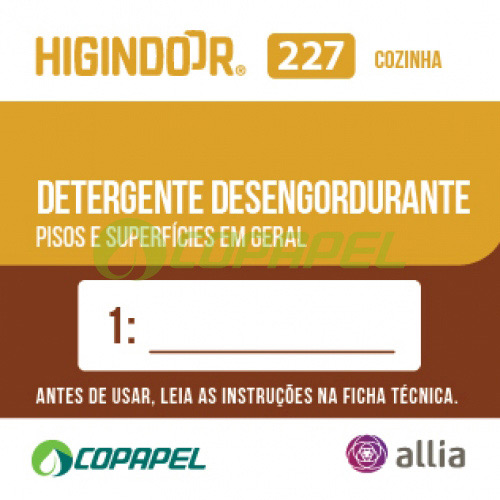 Adesivo Higindoor 227 p/ diluidor 04cm x 04cm