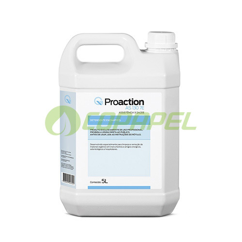 Hospitalar Proaction AS130 7E Detergente Enzimático p/ limpeza de artigos 5L