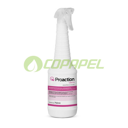 Hospitalar Proaction Germi Pronto Uso Detergente Desinfetante p/ uso geral 750ml