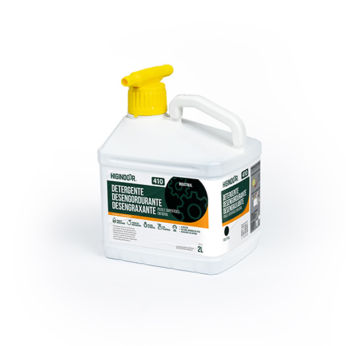 Industrial Higindoor 410 Detergente Desengordurante Desengraxante p/ superfícies geral 2L SAD 1D