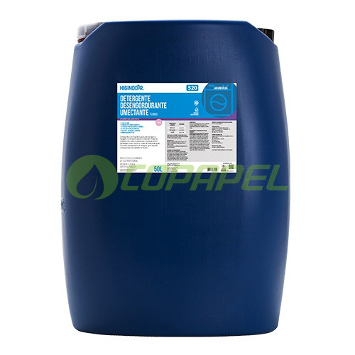 Lavanderia Higindoor 520 Detergente Desengordurante Umectante p/ tecidos 50L
