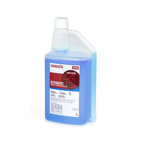 Limpeza Geral Higindoor 376 Detergente p/ vidros e superfícies 1L Dosafacil