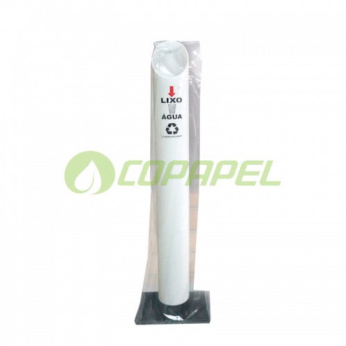 Lixeira p/ copo c/ 1 tubo 200ml plástico 75cm x 8,5cm ref. MSP002