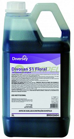 Limpeza Geral Divosan S1 Desinfetante p/ superfícies 5L