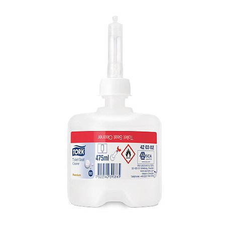 Refil Higienizador Spray p/ Assentos Sanitários s/ frag. Bladder 475ml Tork ref.420302