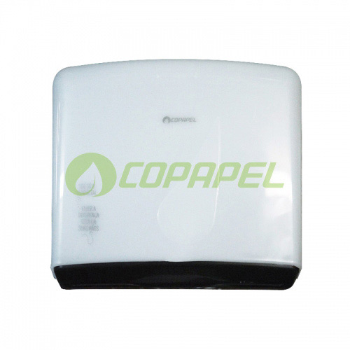 Dispenser Plástico Branco p/ Papel Toalha interfolhas 2D/3D DROPY LDTI600