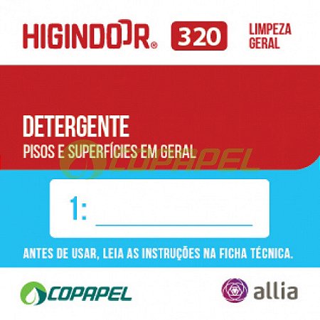 Adesivo Higindoor 320 p/ diluidor 04cm x 04cm