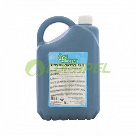 Limpeza Geral Verdesan 12% Cloro Ativo Hipoclorito de Sódio p/ superfícies 5L