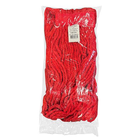 Refil mop úmido alta temperatura de algodão Vermelho p/ limpeza úmida 300g TTS ref. 11961IVM