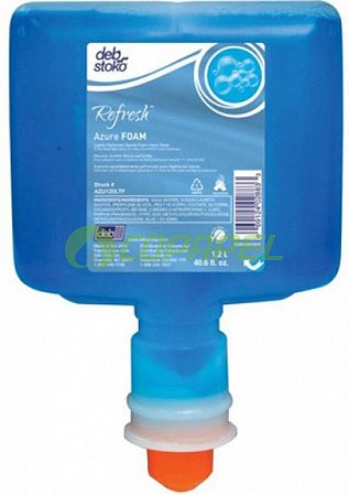 Refil Sabonete Espuma p/ mãos Refresh Azure Bladder 1,2L Deb Eletrônico ref.686584