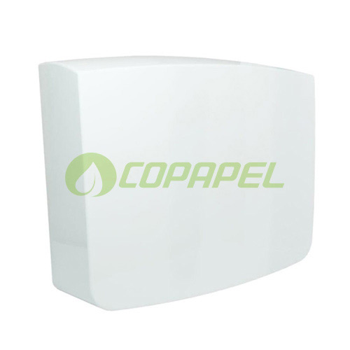 Dispenser Plástico Branco p/ Papel Toalha interfolhas 2D/3D Mazzo ref.LMTI600