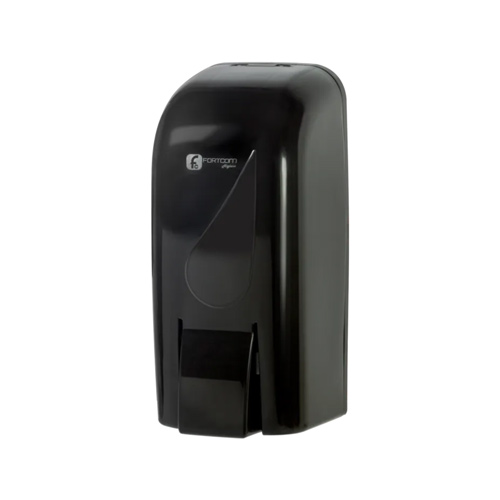 Dispenser Plástico Preto p/ Sabonete Spray/Espuma p/ Refil 600ml Essenz Black LDSES800BB
