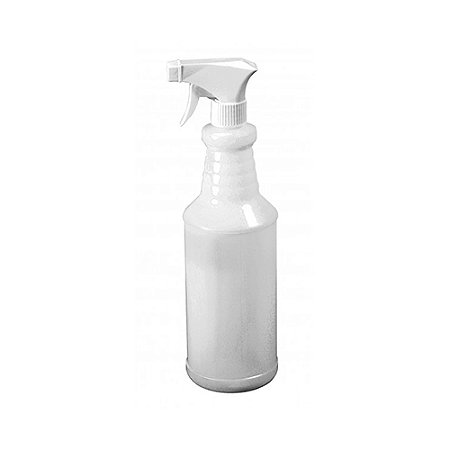 Frasco Pulverizador Plástico Branco c/ gatilho spray  p/ produtos químicos 1L Copapel ref. MVPV2022P