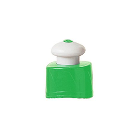 Tampa Plástica Verde Push-pull rosca 28mm p/ frasco de 1L