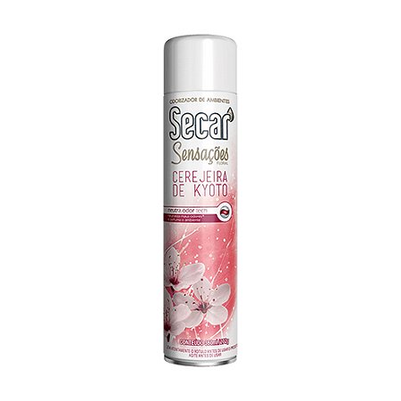 Odorização Secar Aerosol Odorizador p/ ambientes Sensações Cerejeira de Kyoto Floral 360ml