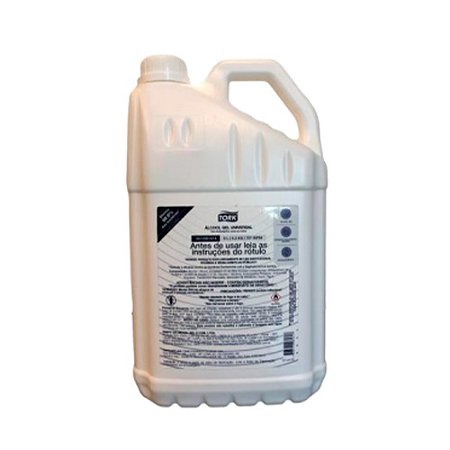 Alcool Gel Universal 70º p/ mãos e superficies 5L Tork 0813981614