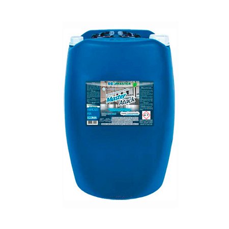 Industrial Ecomaster Atack Detergente Desincrustante p/ remoção de Sujidades Orgânicas em Superfícies Carbonizadas 5L