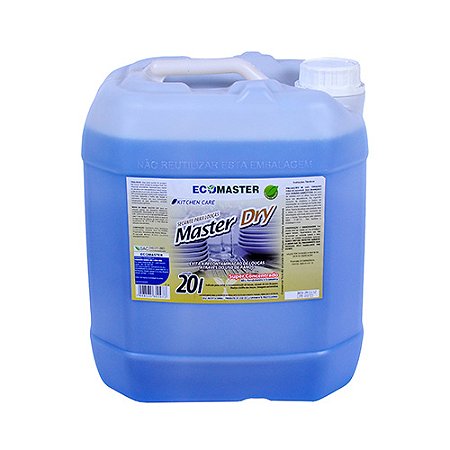 Cozinha Ecomaster Dry Secante p/ Secagem Rápida e Sem Vestígios de Manchas, Realçando Brilho 20L
