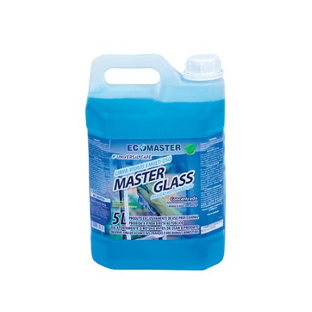 Limpeza Geral Ecomaster Glass Limpa Vidro p/ Limpeza de Vidro, Espelho e Vidro Automotivo 5L