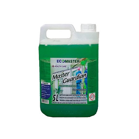 Hospitalar Ecomaster Guardian Desinfetante Nível Intermediário p/ Limpeza e Desinfecção 5L