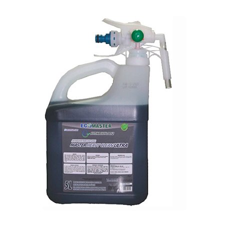 Limpeza Geral Ecomaster Heavy Clean Detergente Amoniacado Concentrado p/ Limpeza de Superfícies em Geral 5L