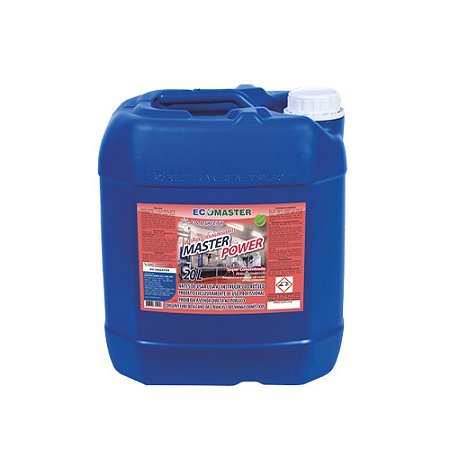 Industrial Ecomaster Power Detergente p/ Limpeza por Espuma de Equipamentos e Superficies c/ Gordura 20L