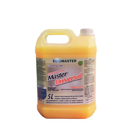 Limpeza Geral Ecomaster Universal Detergente Desengordurante Desengraxante Neutro Concentrado 5L