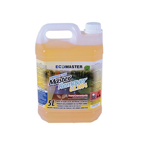 Tratamento de Pisos Ecomaster Remover Ultra Removedor de Ceras e Acabamentos Acrílicos UHS 5L