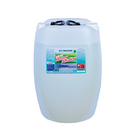 Lavanderia Ecomaster Alkaline Aditivo Alcalino p/ Remoção de Sujidades Pesadas em Lavanderias Profissionais 50L
