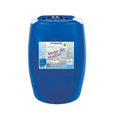 Lavanderia Ecomaster Bac Hypoclor Alvejante Desinfetante p/ remoção e desinfecção de Manchas em Tecidos 20L