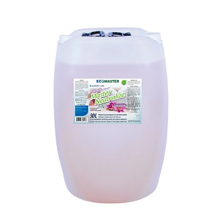 Lavanderia Ecomaster Neutralize Neutralizante p/ remoção de Residuos de Alcalinizantes e Alvejantes dos Tecidos 50L