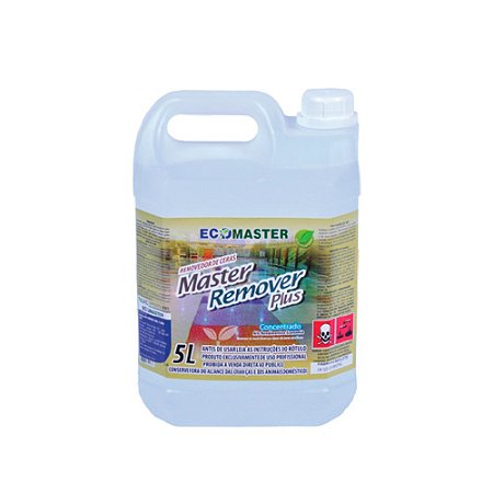 Tratamento de Pisos Ecomaster Remover Plus Removedor p/ Ceras e Acabamentos Acrílicos UHS em Diversos Pisos Laváveis 5L