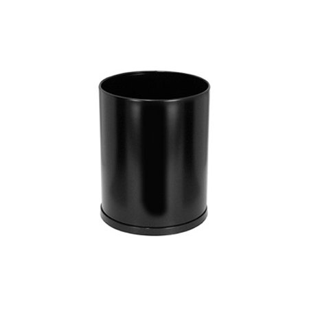 Lixeira em Aço Carbono 13,5L c/ Pintura Epóxi Preto 30cm x 23,5cm JSN ref. E2P