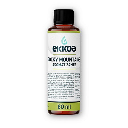 Odorização Ekkoa Rocky Mountains  odorizador/neutralizador p/ ambientes 80ml