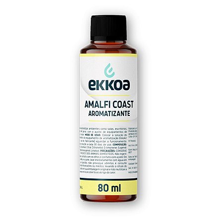 Odorização Ekkoa Amalfi Coast  odorizador/neutralizador p/ ambientes 80ml