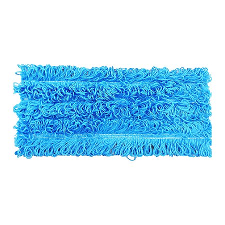 Refil Velcro Azul microfibra - looping p/ lavagem e desinfecção de ambientes 30cm TTS ref. 00000707MB
